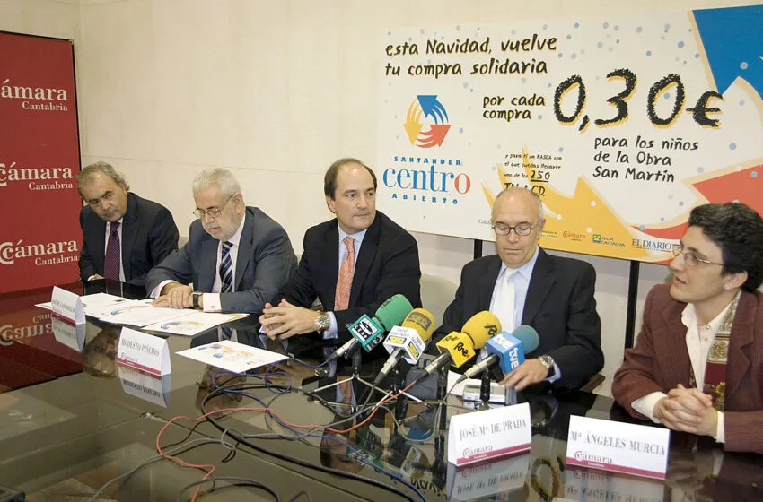  Los comerciantes del centro destinarán parte de la recaudación de Navidad a la Fundación Obra San Martín