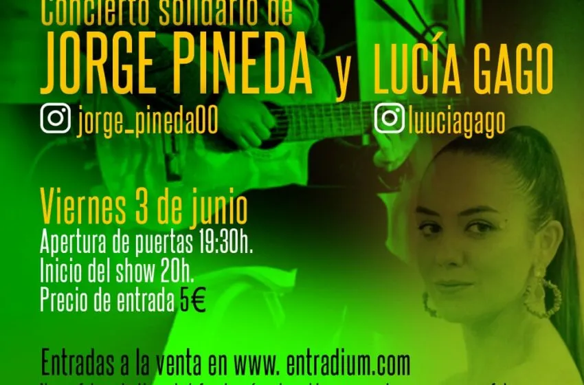 Noticias de Cantabria | El Cántabro | Tabacalera acoge un concierto solidario de Jorge Pineda y Lucía Gago a favor de Nuevo Futuro