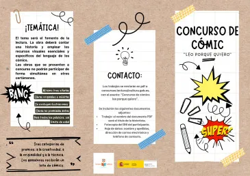 Las bibliotecas municipales de Piélagos animan al público joven a participar en el Concurso de cómic “Leo porque quiero” del Ministerio de Cultura y Deporte