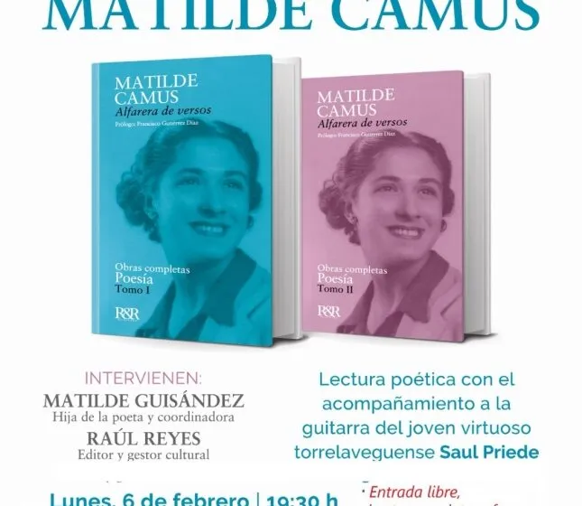 Noticias de Cantabria | El Cántabro | Se presentan en Torrelavega las obras completas poéticas de Matilde Camus