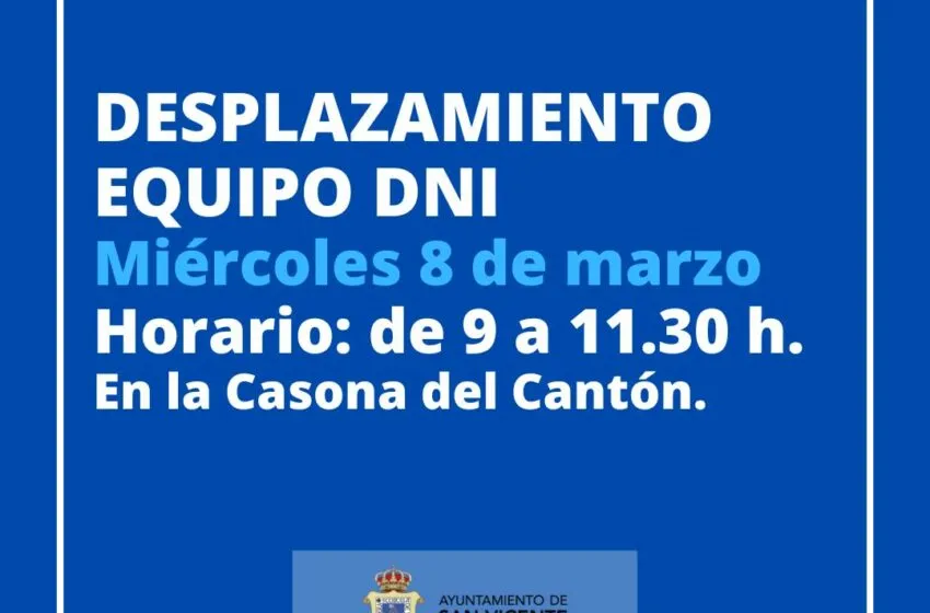  DESPLAZAMIENTO DE EQUIPO DNI A SAN VICENTE: 8 DE MARZO