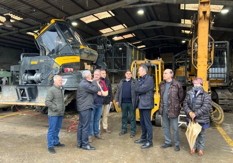  El Gobierno financia con fondos LEADER un proyecto para mejorar la competitividad de BIOFONOR, una empresa especializada en recursos forestales de Guriezo