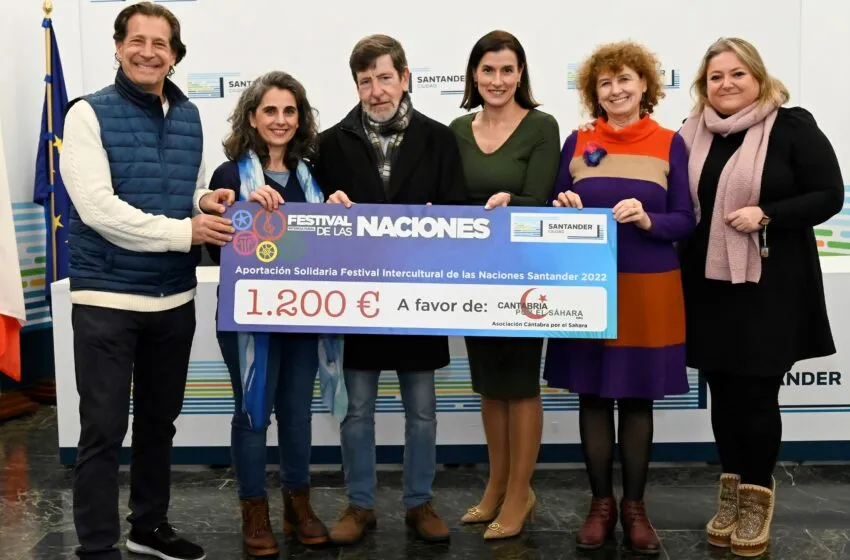 Noticias de Cantabria | El Cántabro | Cantabria por el Sáhara recibe 1.200 euros de la recaudación del Festival Intercultural