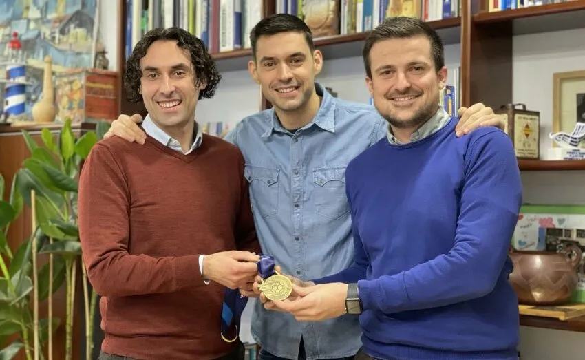  SOBERÓN Y HOZ RECIBEN A ÁNGEL FERNÁNDEZ, BRONCE EN EL MUNDIAL 2023 DE BALONMANO