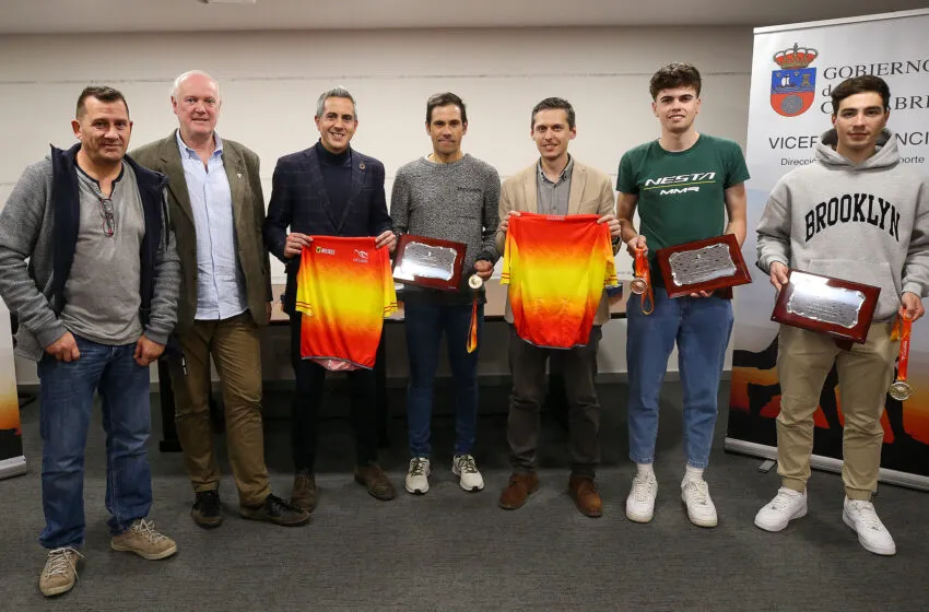  Zuloaga felicita a los medallistas cántabros por los triunfos obtenidos en los Campeonatos de España de Ciclocross