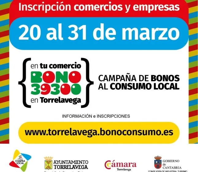  Este lunes, 20 de marzo, se abre el plazo de inscripción para los establecimientos que quieran participar en la 6ª campaña del Bono39300