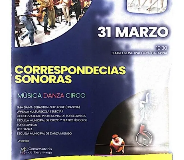  ‘Correspondencias sonoras. Música, danza, circo’ este viernes en el TMCE