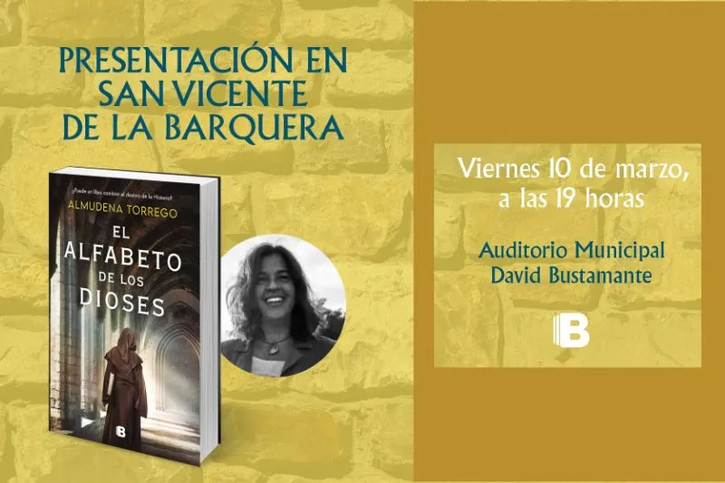  PRESENTACIÓN LIBRO «EL ALFABETO DE LOS DIOSES» DE LA ESCRITORA ANA TORREGO