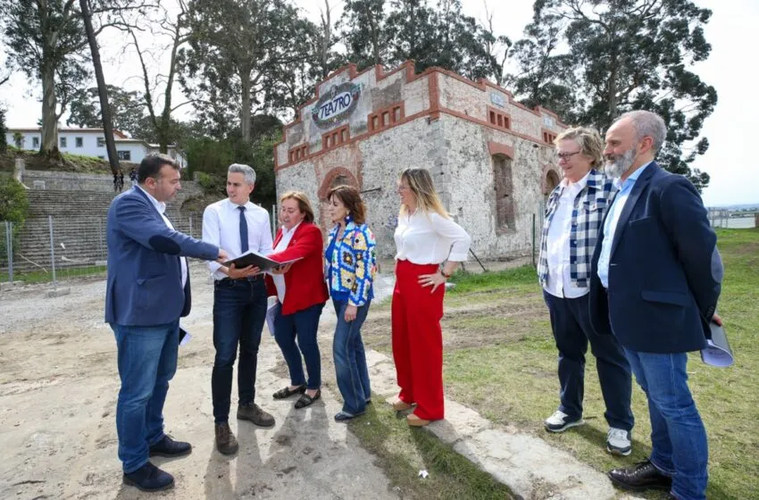  Zuloaga destaca la buena marcha de las obras de rehabilitación del antiguo Teatro de Isla Pedrosa en Pontejos
