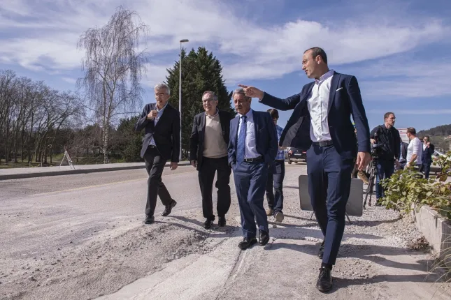 Avanzan a buen ritmo las obras de la carretera Torrelavega-Viveda