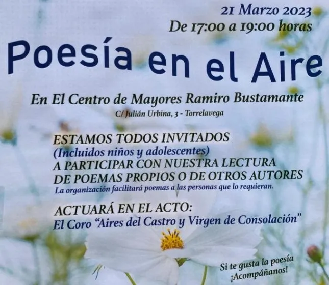  Presentado el XVII Recital de Primavera “Poesía en el Aire” de Torrelavega