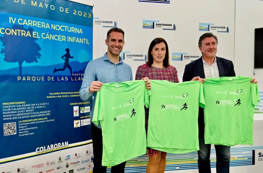  Santander acogerá la cuarta carrera nocturna contra el cáncer infantil el día 12 de mayo