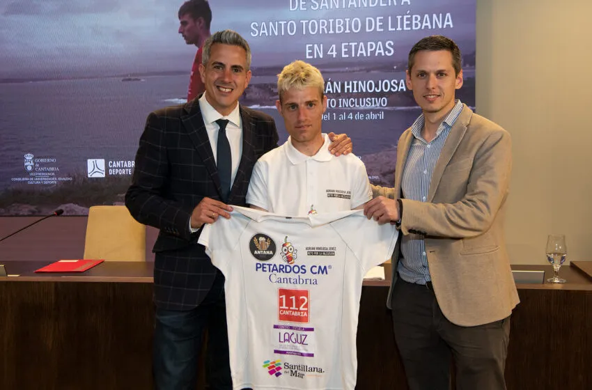 Noticias de Cantabria | El Cántabro | El Gobierno de Cantabria apoya al atleta con discapacidad intelectual Adrián Hinojosa en su reto solidario por la igualdad y la inclusión a través del deporte
