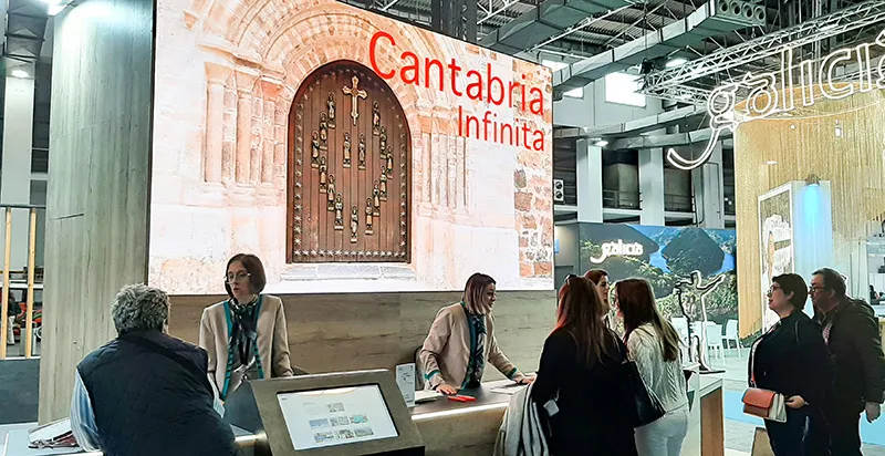  Cantabria presenta en B-Travel sus credenciales como destino de peregrinaje y naturaleza en la antesala del Año Jubilar Lebaniego