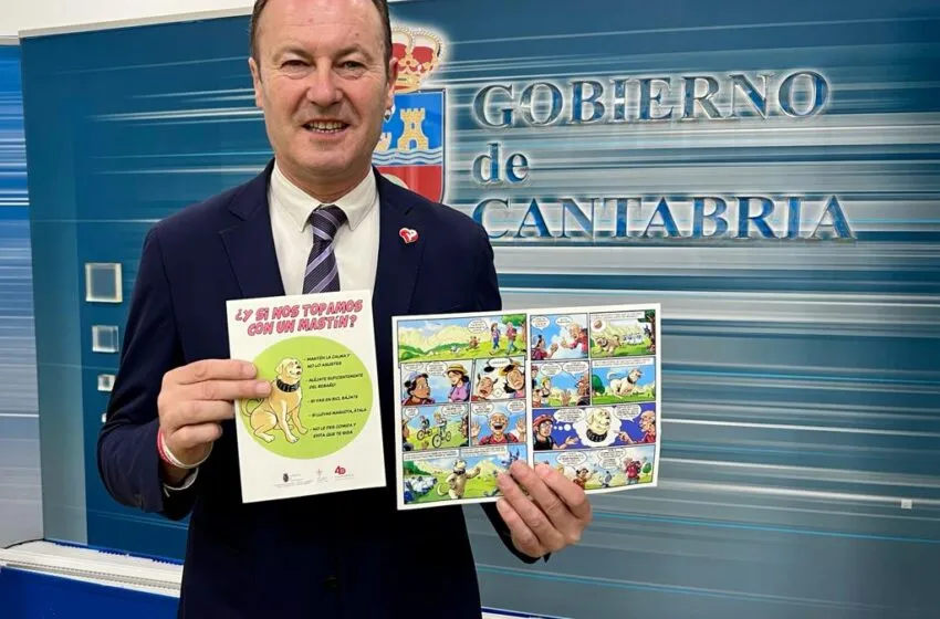 Noticias de Cantabria | El Cántabro | El Gobierno publica un folleto para poner en valor el papel de los mastines como aliado de la ganadería extensiva