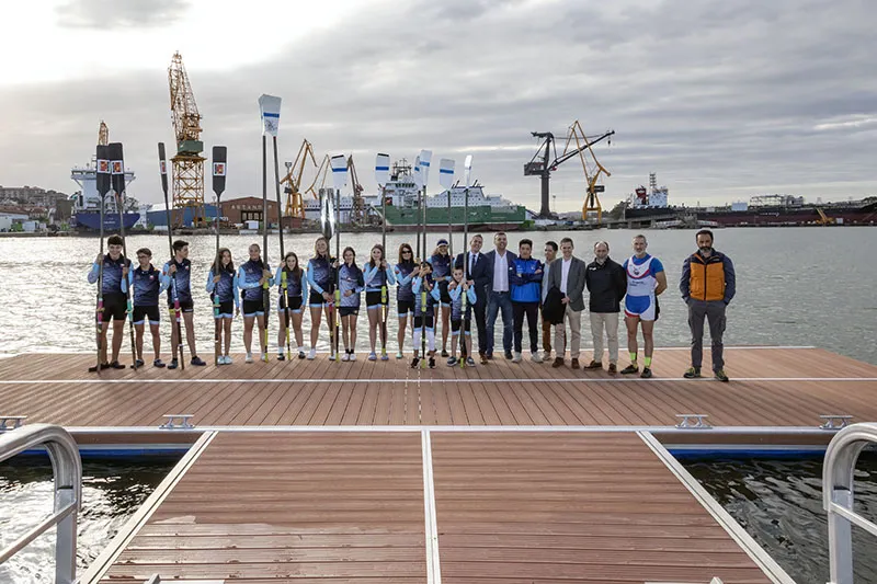  Zuloaga visita el nuevo pantalán de Pontejos que ha contado con una inversión del Gobierno de 65.000 euros