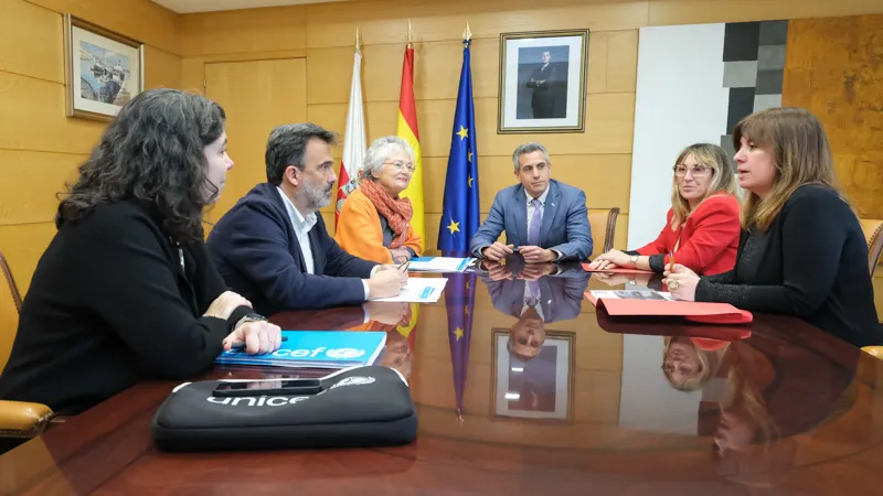  Zuloaga comunica a UNICEF que Cantabria aportará 100.000 euros para atender a la crisis humanitaria provocada por el terremoto de Siria y Turquía