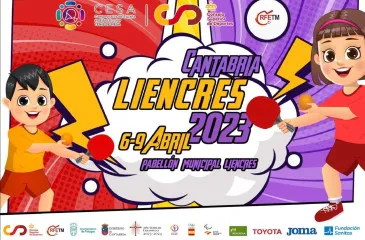  El polideportivo municipal de Liencres albergará del 6 al 9 de abril el Campeonato de España de tenis de mesa para categorías menores
