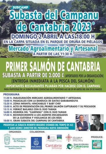 Noticias de Cantabria | El Cántabro | Piélagos celebrará el domingo una nueva edición de la Fiesta de la pesca en la que se subastará, por segundo año consecutivo en Cantabria, el “Campanu”