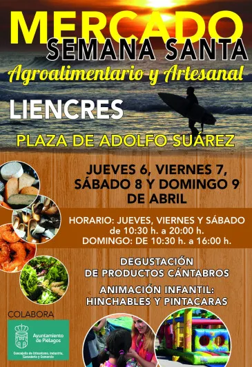  Liencres acogerá esta Semana Santa un nuevo mercado agroalimentario y artesanal