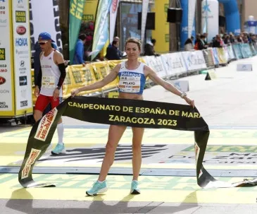  Irene Pelayo se proclama campeona de España de maratón en Zaragoza