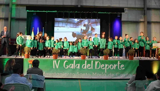 La IV Gala del Deporte fue una fiesta de convivencia de la familia deportiva de Cayón