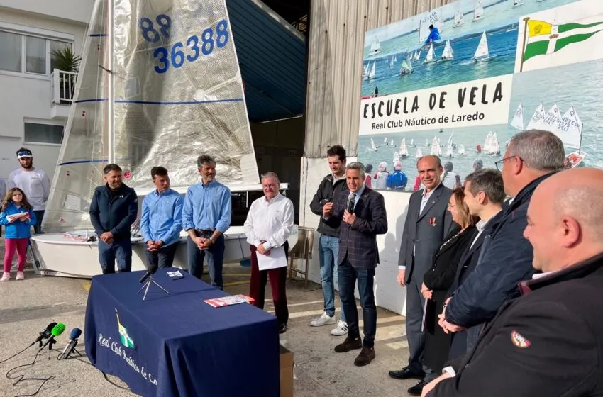  Zuloaga preside la inauguración del Campeonato de España de Vaurien que se celebra hasta el domingo en Laredo