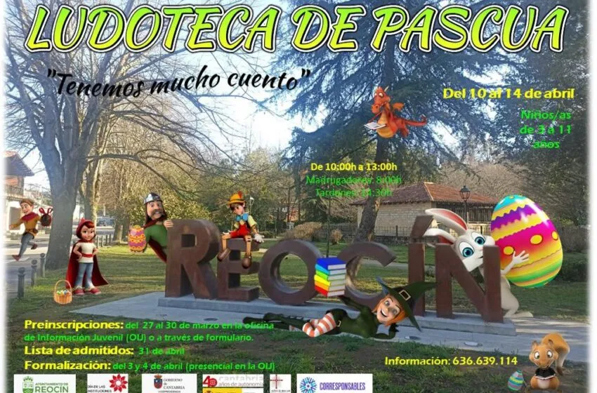  Publicada la lista de admitidos en la Ludoteca de Pascua