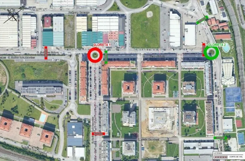  Camargo acometerá el lunes y el martes trabajos en horario nocturno para mejorar el asfalto de las glorietas de la calle Gutiérrez Solana