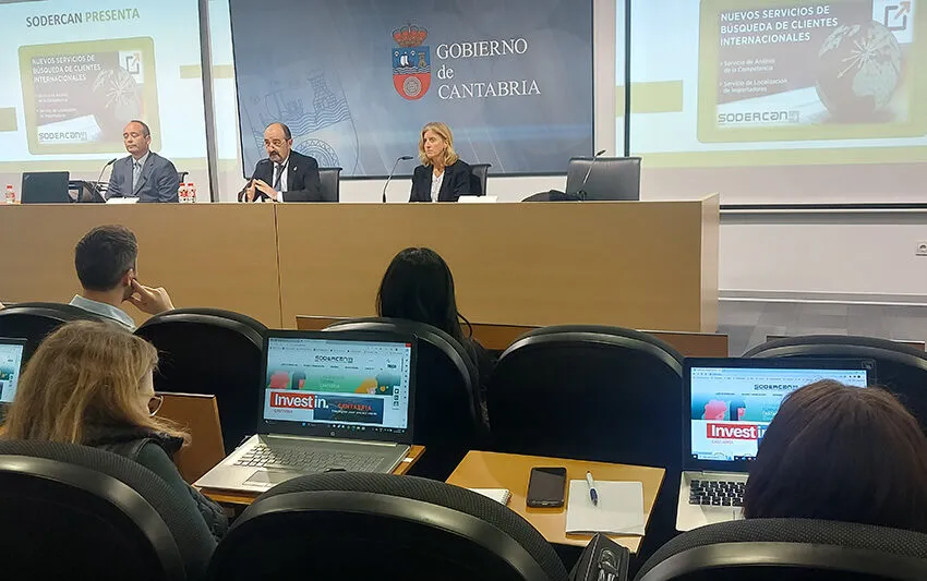  SODERCAN presenta los nuevos servicios de búsqueda de clientes internacionales a medio centenar de empresas