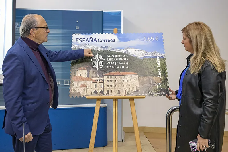  Correos emite el lunes un sello dedicado al Año Jubilar Lebaniego 2023-2024