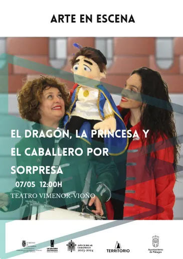  ‘El dragón, la princesa y el caballero por sorpresa’, nueva propuesta de teatro infantil este domingo del Programa Territorio de La Cultura Contraataca