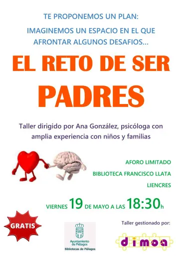 La psicóloga Ana González impartirá el 19 de mayo en la Biblioteca municipal de Liencres la charla-coloquio “El reto de ser padres”