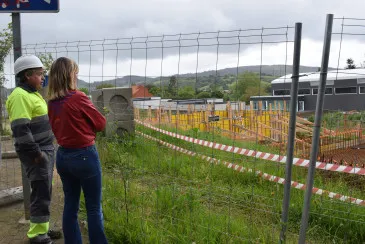  En construcción las losas de cimentación y los muros de los dos edificios que integrarán el nuevo Centro cultural del Ayuntamiento de Piélagos en Arce