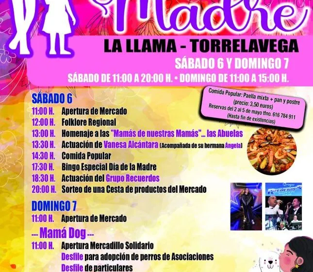  Mercado Agroalimentario y Artesanal ‘Día de la Madre’ el 6 y 7 de mayo en la Plaza de la Llama