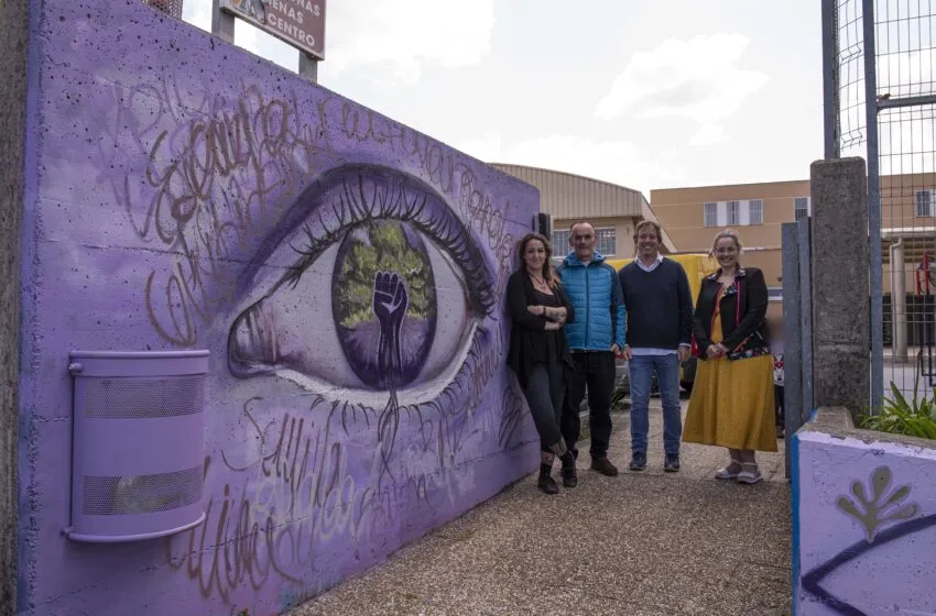Noticias de Cantabria | El Cántabro | Más de 300 escolares colaboran en un mural sobre la igualdad en el acceso al IES Nueve Valles