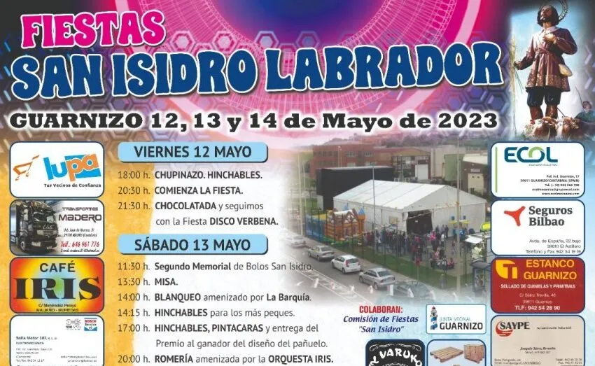  GUARNIZO CELEBRA ESTE FIN DE SEMANA LAS FIESTAS DE SAN ISIDRO