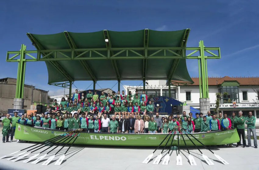  Presentados los integrantes del Club de Remo Valle de Camargo de la temporada