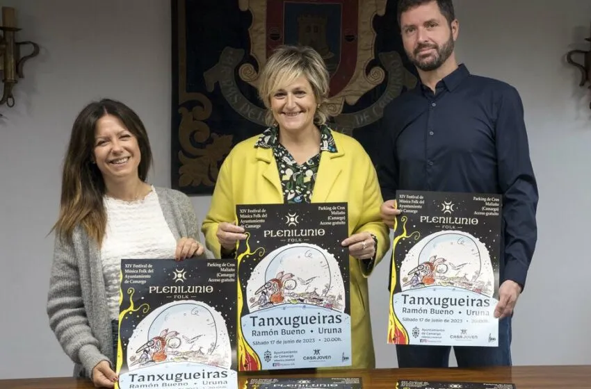  Camargo celebrará el Festival Plenilunio Folk el 17 de junio con Tanxugueiras, Ramón Bueno y Uruna