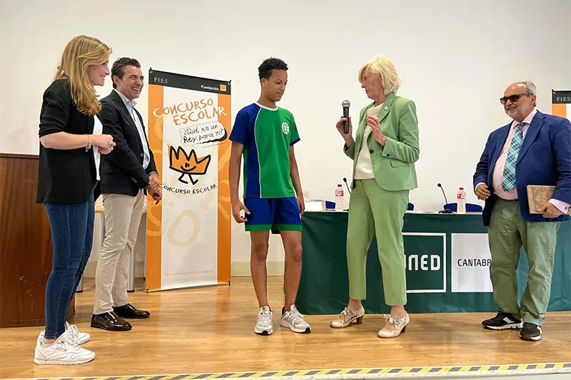  El alumno Alae Arce Cubiles del Colegio Kostka gana la fase autonómica del concurso ‘¿Qué es un rey para ti