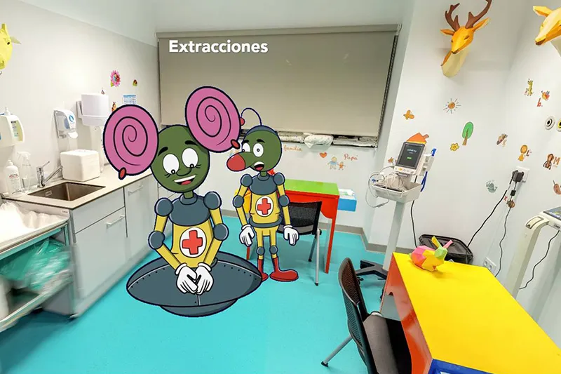  Pediatría de Valdecilla abre una ventana virtual en sus instalaciones para que pacientes y familiares conozcan mejor los entresijos del hospital