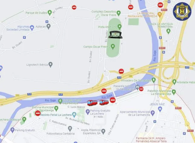  Cortes de tráfico y accesos a los conciertos de Manuel Carrasco y Quevedo