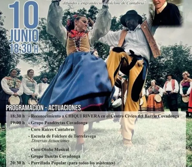  Muestra Folclórica I Memorial ‘Chiqui Rivera’ este sábado en el Barrio Covadonga