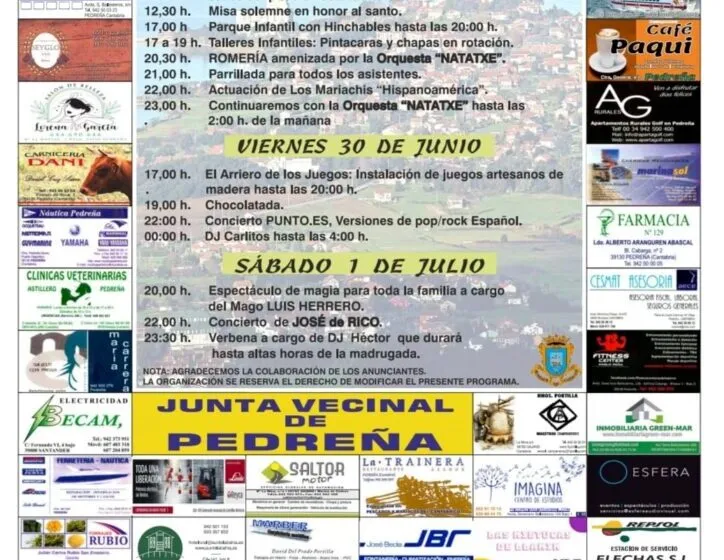 Fiestas de San Pedro en Pedreña