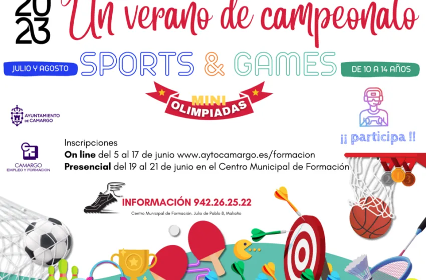  El Centro de Formación de Camargo abrirá el lunes las inscripciones para sus talleres de verano