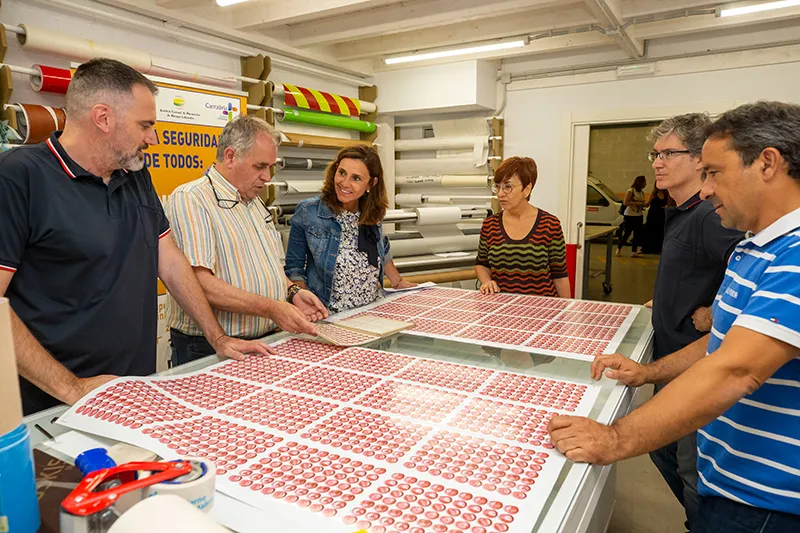  La Imprenta Regional estrena un área de impresión de gran formato que generará importantes ahorros en el Gobierno cántabro