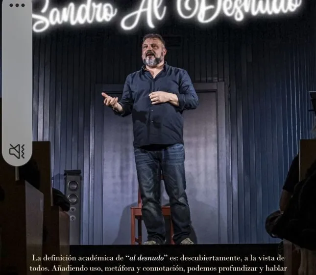  Hilo Producciones presenta su espectáculo ‘Sandro al desnudo’ en la Casa de Cultura