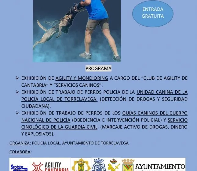  Torrelavega organiza las I Jornadas de Perros Policía