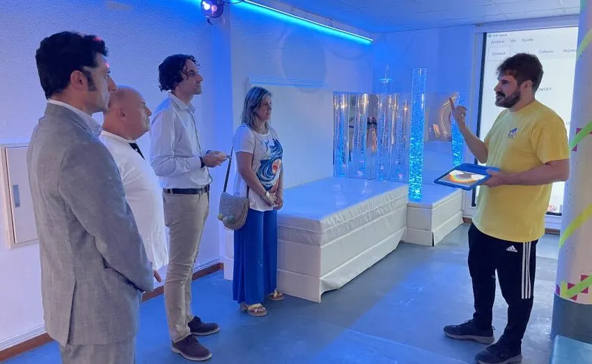 SOBERÓN VISITA LAS INSTALACIONES DE ASPACE CANTABRIA
