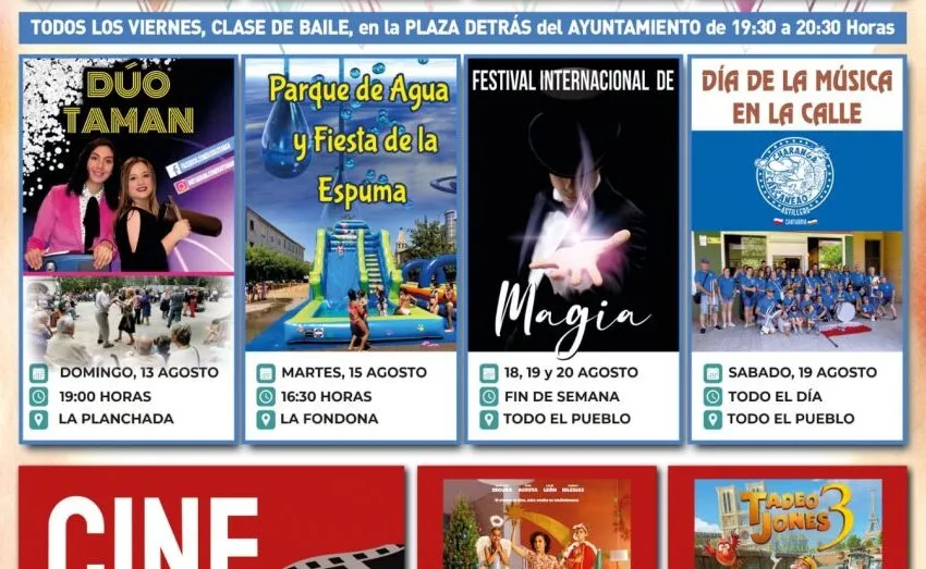  EL VERANO CULTURAL DE ASTILLERO CONTINÚA EN AGOSTO